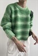 WOMEN'S VINTAGE CONTRAST KNIT SWEATER A VOL.2