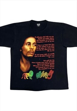Bob Marley Black T-Shirt XL/2XL