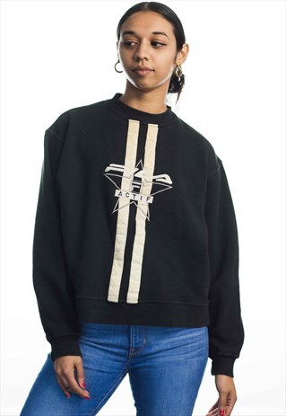 VINTAGE FILA LOGO SWEATSHIRT JUMPER 90S M 15.2