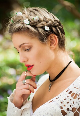 FLORAL HAIR PINS, FLOWER HAIR CLIP, FESTIVAL HAIR, BOHO HAIR