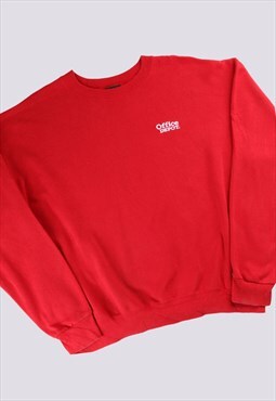 Vintage   Sweatshirt Red XLarge Depot Crewneck