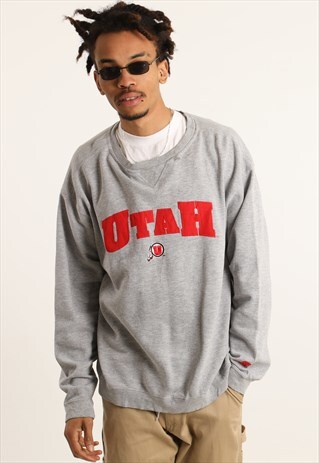 VINTAGE STARTER EMBROIDERED COLLEGE SWEATSHIRT