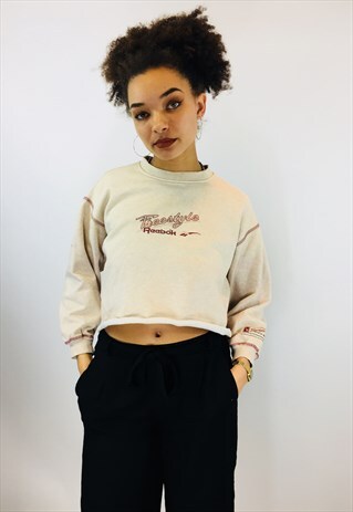 reebok vintage sweatshirt gold