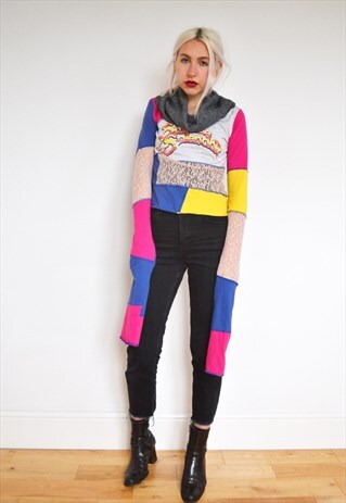 RARE VTG 90'S BABE CHINESE JAPANESE FISH GRUNGE SKATE TOP