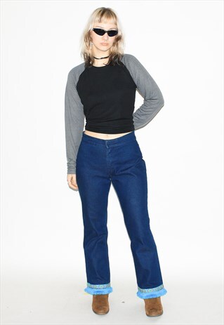 Vintage 90s straight jeans in blue