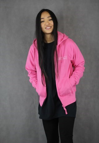 SALE - WOES PINK ZIP HOODIE
