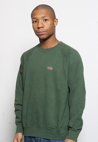 VINTAGE NAPAPIJRI SWEATSHIRT GREEN (RTRN)