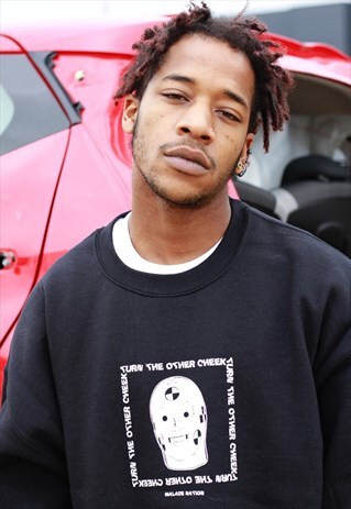 MALADE NATION - CREWNECK BLACK DUMMY
