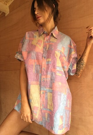 OVERSIZED RETRO 90S 80S VINTAGE UNISEX FESTIVAL SHIRT