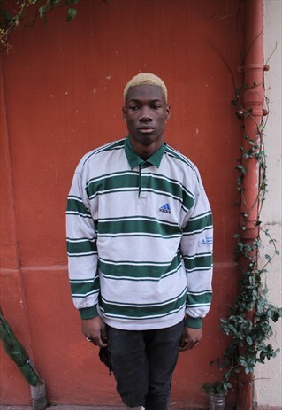 VINTAGE ADIDAS LONG SLEEVES POLO SHIRT