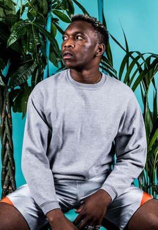 VINTAGE 1990S SWEATSHIRT IN GREY