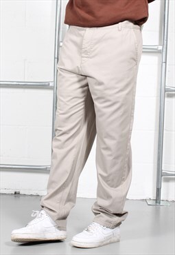 Kangol Chino Trousers in Stone Skater Cargo Pants 42R