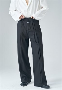 Men's Soft texture pleated design trousers A VOL.6