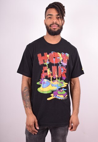 NIKE MENS VINTAGE T-SHIRT TOP XL BLACK 90S