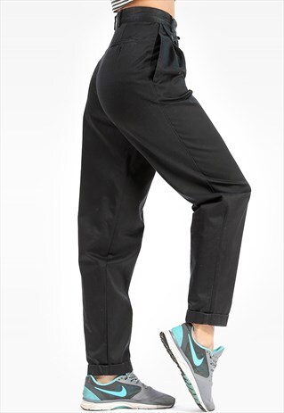 TAPERED PANTS VINTAGE HIGH WAIST