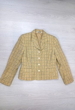 90's Vintage Laura Ashley Jacket Yellow 