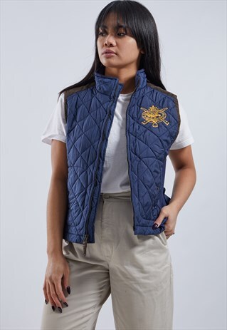 VINTAGE RALPH LAUREN QUILTED GILET
