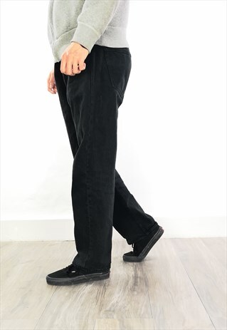 levi's 501 straight men's jeans black