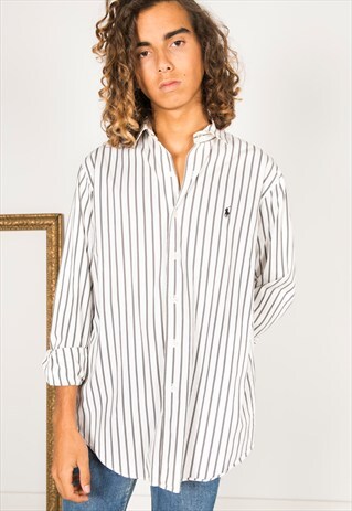 VINTAGE 80S POLO RALPH LAUREN SHIRT / R0136