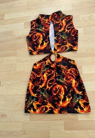 FIRESTARTER CUT OUT DRESS