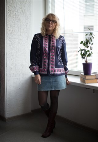 VINTAGE 70'S PATTERNED SHIRT