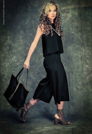 CARMEN PALAZZO IN BLACK