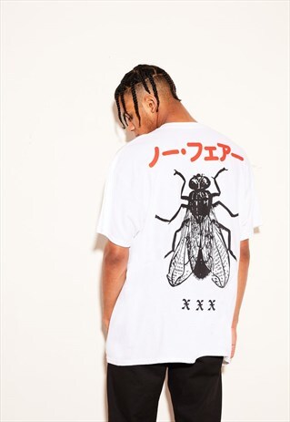 FLY OVERSIZED WHITE TEE