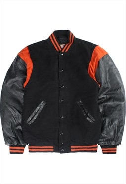 Vintage 90's Ripen Jackets Varsity Jacket Leather Arm
