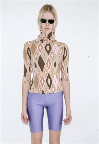 VINTAGE RHOMBUS SCHOOL TURTLENECK