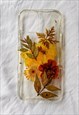 REAL PRESSED FLOWER CLEAR CASE/ IPHONE 12 PRO MAX PHONE CASE