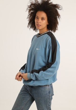VINTAGE NIKE EMBROIDERED LOGO SWEATSHIRT