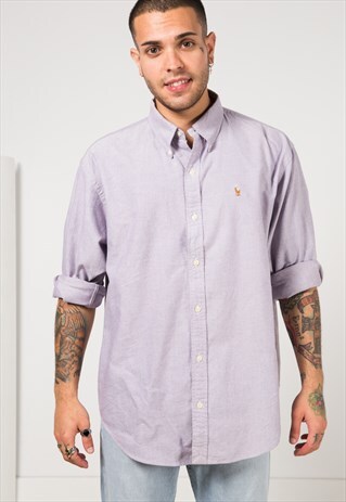 VINTAGE 80S POLO RALPH LAUREN SHIRT / 0080 / 501