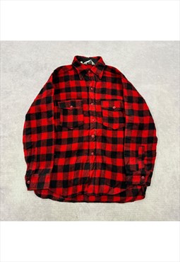 Vintage Woolrich Overshirt Men's L