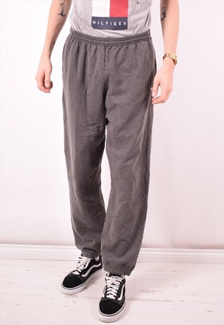 CHAMPION MENS VINTAGE TRACKSUIT TROUSERS LARGE GREY 90S