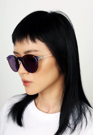 AURA CLEAR CAT EYE SUNGLASSES