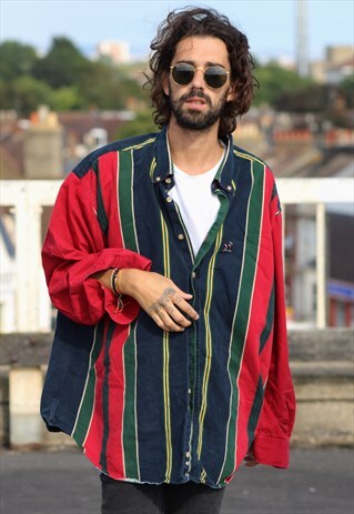 VINTAGE // 90'S // OVERSIZED CASUAL SHIRT
