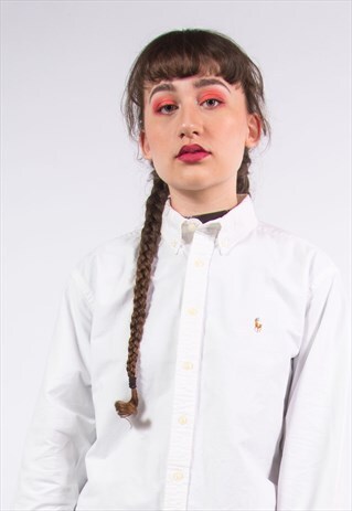 RALPH LAUREN VINTAGE 90'S WHITE SHIRT