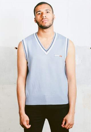 VINTAGE ELLESSE SLEEVELESS JUMPER VEST
