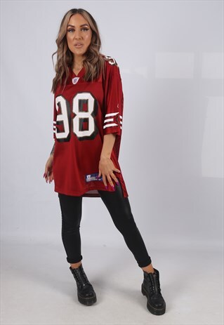 VINTAGE NFL REEBOK SPORT JERSEY OVERSIZED FOOTBALL TOP (53N)