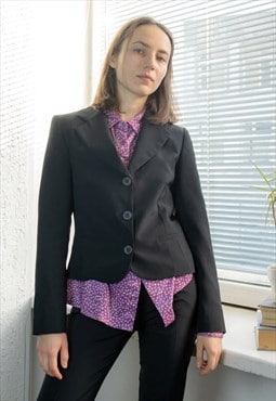 Vintage Black Classic Blazer