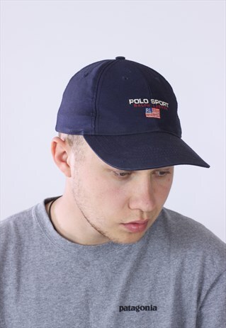 90S VINTAGE MENS RARE POLO SPORT BIG LOGO CAP