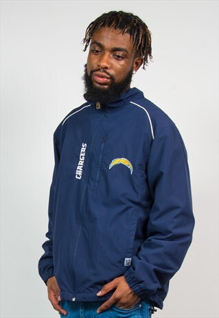 NFL LOS ANGELES CHARGERS TRACKSUIT JACKET WINDBREAKER