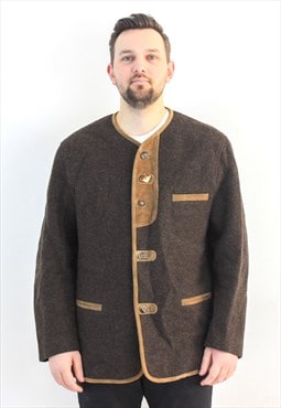 JULIUS LANG US 44 UK Wool Blazer Coat EU 54 Jacket Trachten