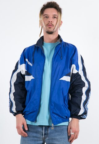 VINTAGE 90S UMBRO SHELL JACKET / S4119