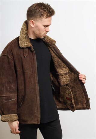 VINTAGE SUEDE AVIATOR JACKET