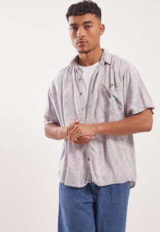 VINTAGE PATTERNED FESTIVAL SHORT SLEEVE SHIRT