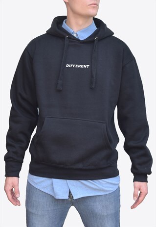 NEW IN - BLACK DIFFERENT HOODIE