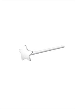 Star Sterling Silver Nose Stud