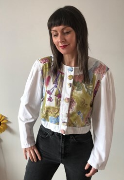 Vintage 90s Long Sleeved Button Up Blouse