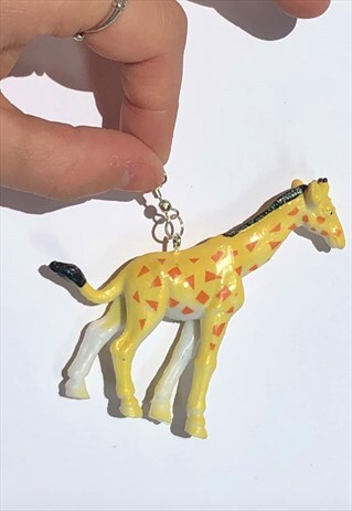 HANDMADE FUNKY UNISEX GIRAFFE ANIMAL WEIRD FESTIVAL EARRINGS